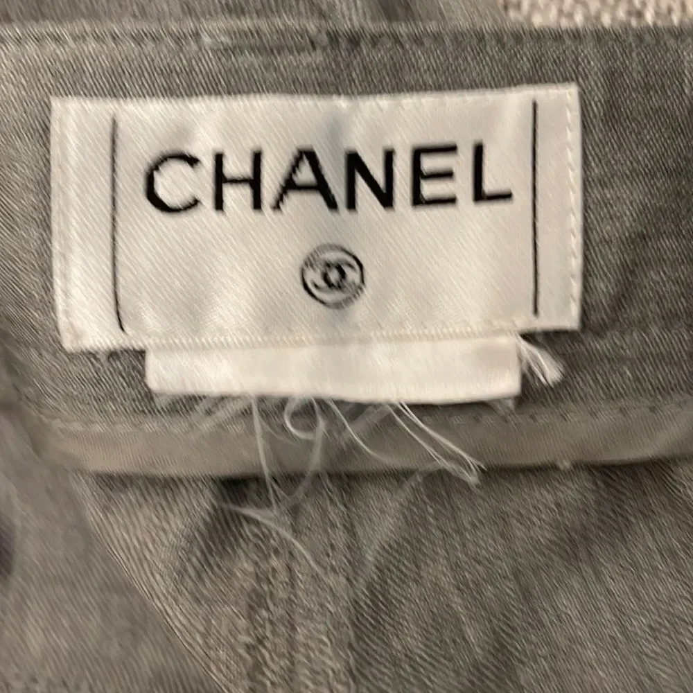 Chanel‎ Woman Silver Pants
